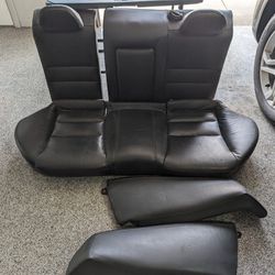 Rear Seats Black Acura TSX