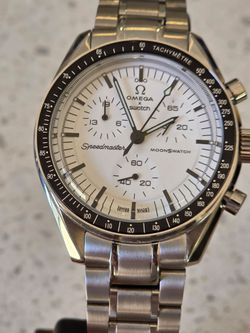 Swatch moonwatch mod in stainless steel case