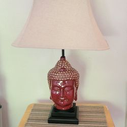 Ceramic Buddha Head 2 Lamps.