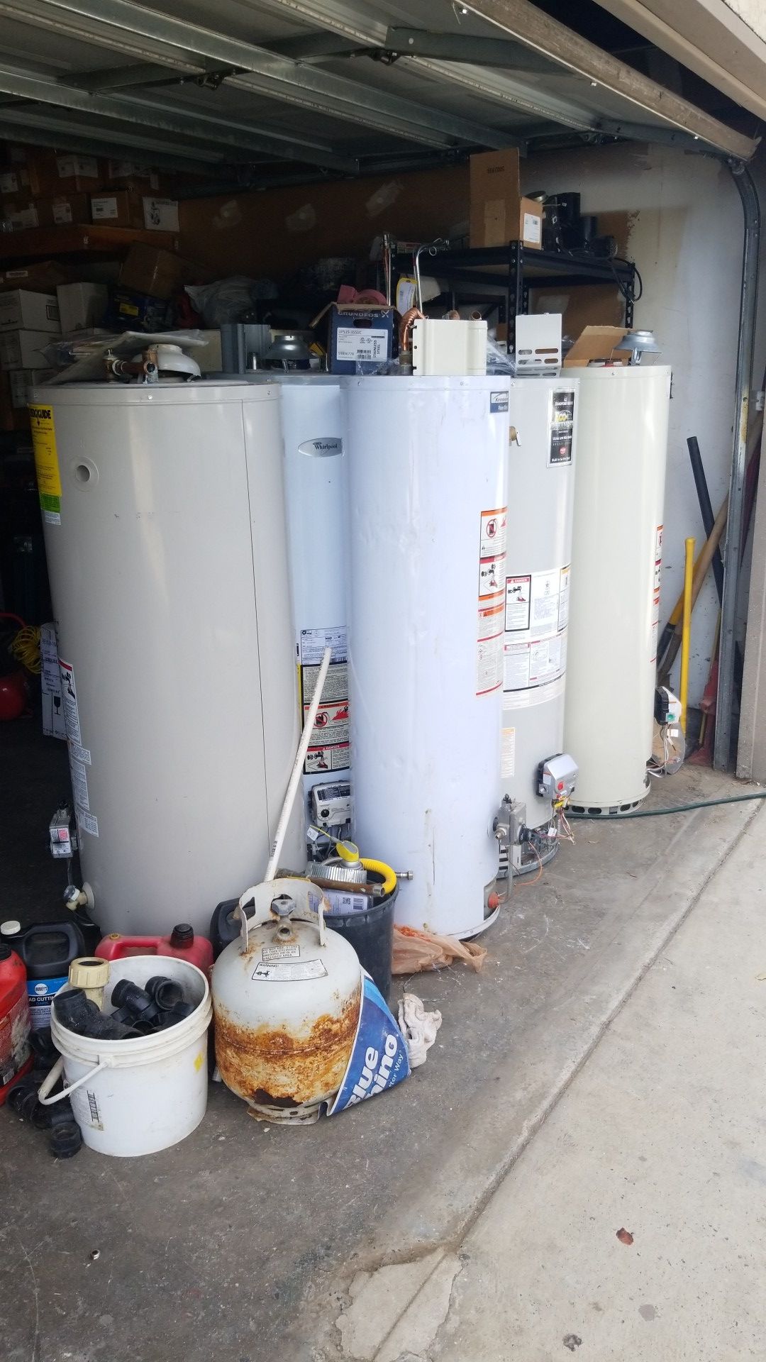 Used water heaters