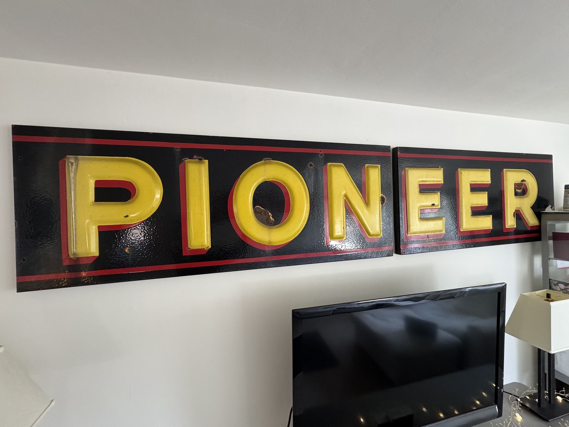 40’s / 50’s Vintage Circa Porcelain Sign