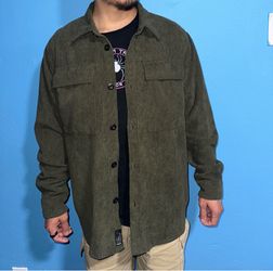 RSQ green corduroy button up shirt #corduroy #menswear