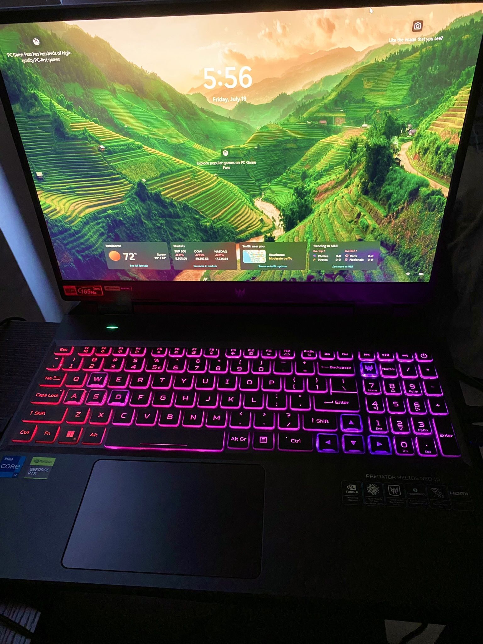 Gaming laptop - Predator Helios Neo 16