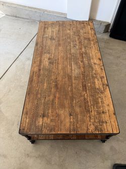 Dutch Industrial Square Coffee Table
