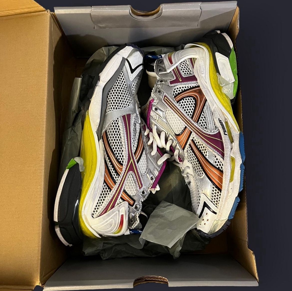Rainbow Balenciaga Runners