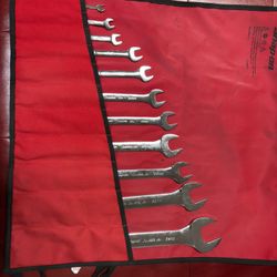 11 Pc Open End Wrench Set (6-36mm)