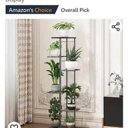 Plant Stand Shelf Indoor Outdoor
Naterproof, 6-Tier 7 Potted Heavy Duty
Metal Tall Flower Holder for Multiple Corner