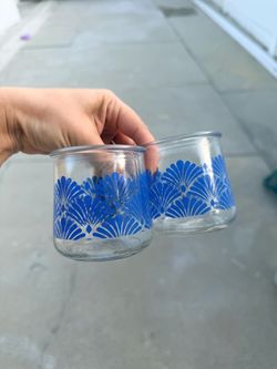 Set of 12 candle glasses