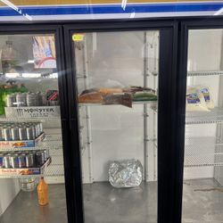 3 door Commercial refrigerator 
