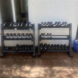 Hand Weights With Stands 