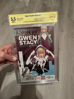 Edge Of Spider Verse 2 Signed Stan Lee