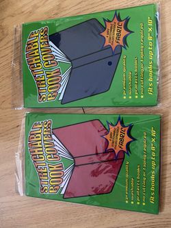 Stretchable book covers fits book up to 8x10