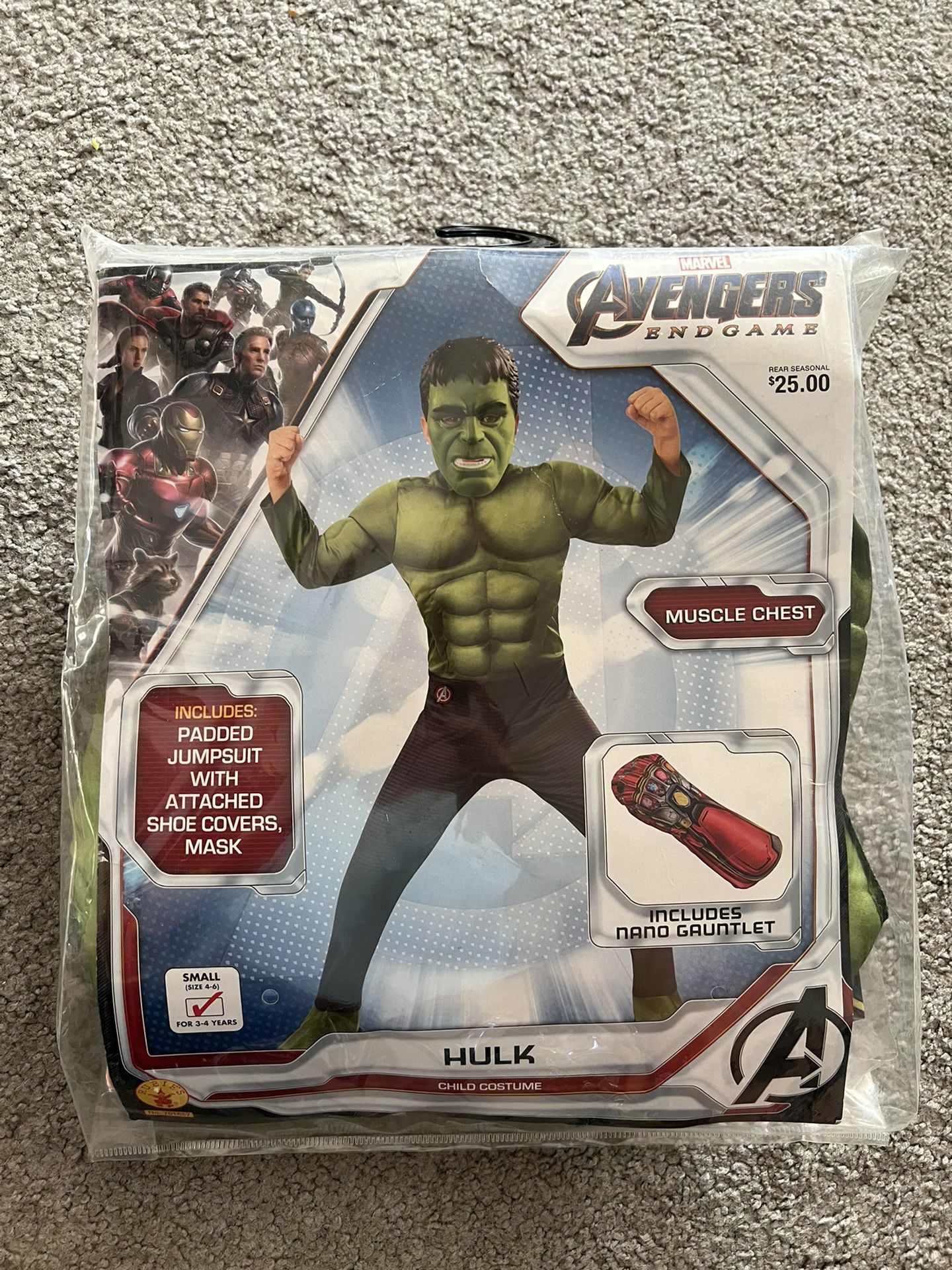 Hulk Kids Halloween Costume New W/Tags 