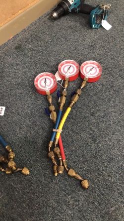 Tools Yellow Jacket Pressure Gauges Set Of 3 💵  💳  💵  Cash and Card Accepted