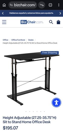 Sit Stand Desk *NEW IN BOX*