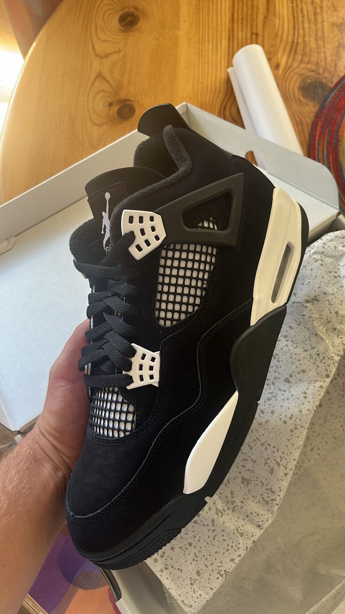 Jordan 4 White Thunder Size 13 Men Brand New