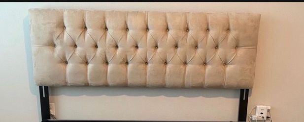 King Skyline Brand “Hand Tufted” Upholstered Headboard