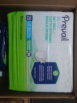 Prevail Nu-Fit Daily Briefs Large 20 Count