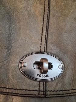 Fossil Leather Handbag