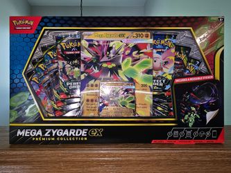 Pokemon PERFECT ORDER Mega Zygarde EX Premium Collection Box MEGA EVOLUTION Trading Card Game TCG