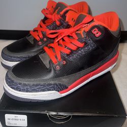 Jordan Retro 3 Crimson Size 7