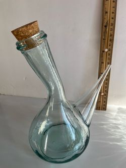 Glass Wine Porron Pitcher from Spain