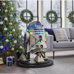 In Hand! Star Wars 3.5ft Animated LED R2-D2 with Sound and Light Effects