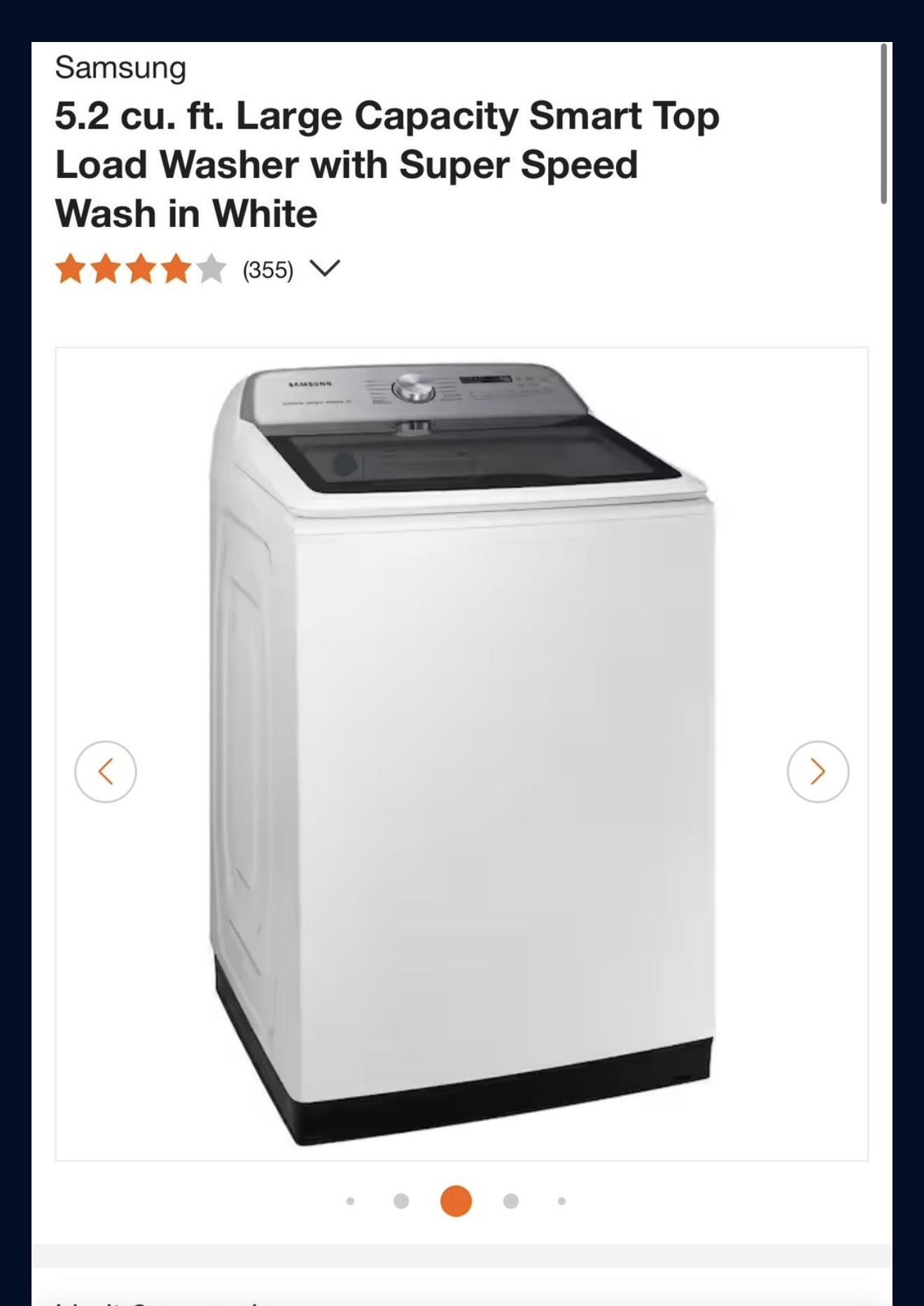 Samsung Washer
