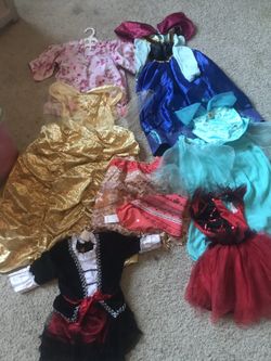 Kids Disney costumes ages 6 to 4