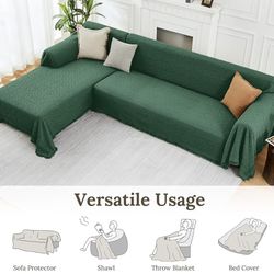 Couch covers (vintage green)