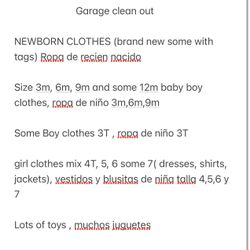 YARD SALE .50cents- $3