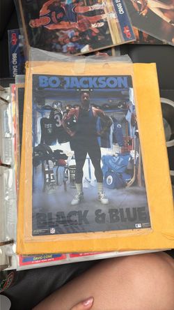 1989 Bo Jackson “Black and Blue” mini poster