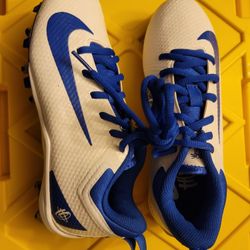 Brand New
NIKE ALPHA HUARACHE
FOOTBALL CLEATS  WHITE BLUE
Youth Kids Size 5