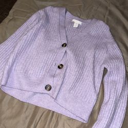 Women’s Light Purple Cardigan 