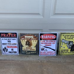 Collectible signs