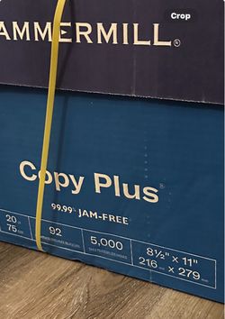 Hammermill Copy Plus 8.5x11 Paper 5000 Sheets