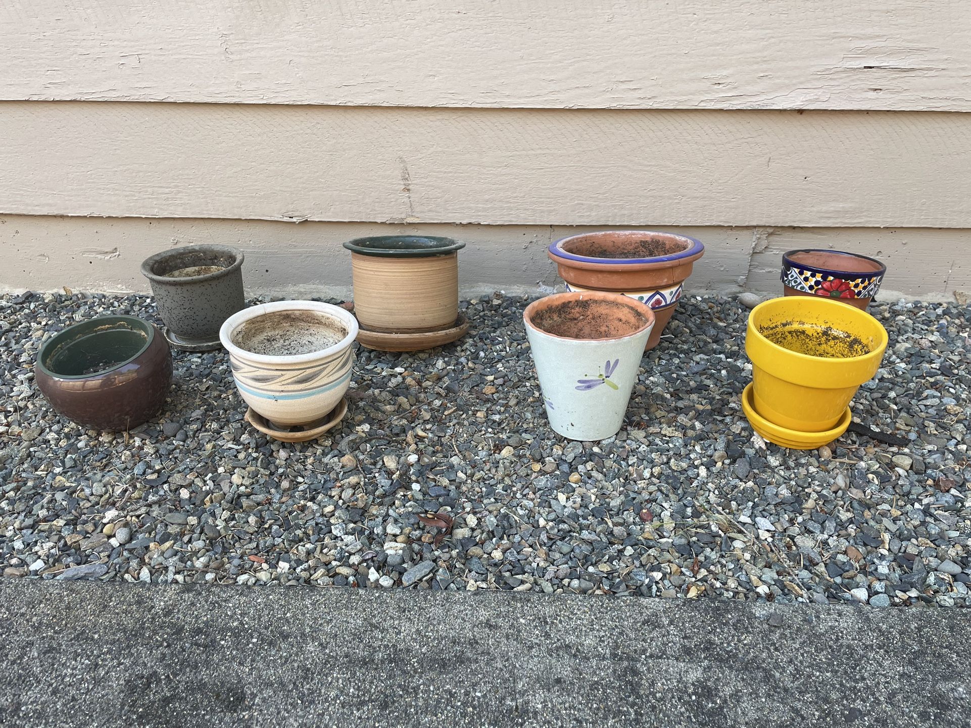 Various Flower Pots - $1.00 Each