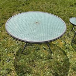 Glass Top Patio Tables