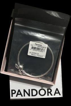 Pandora Winged Heart Bangle