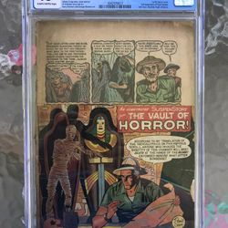 War Against Crime #11 (1950) CGC .5 or 0.5 — 1st EC Horror Cover; Johnny Craig