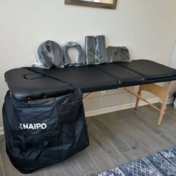 Portable Massage Table & Full Professional Kit
