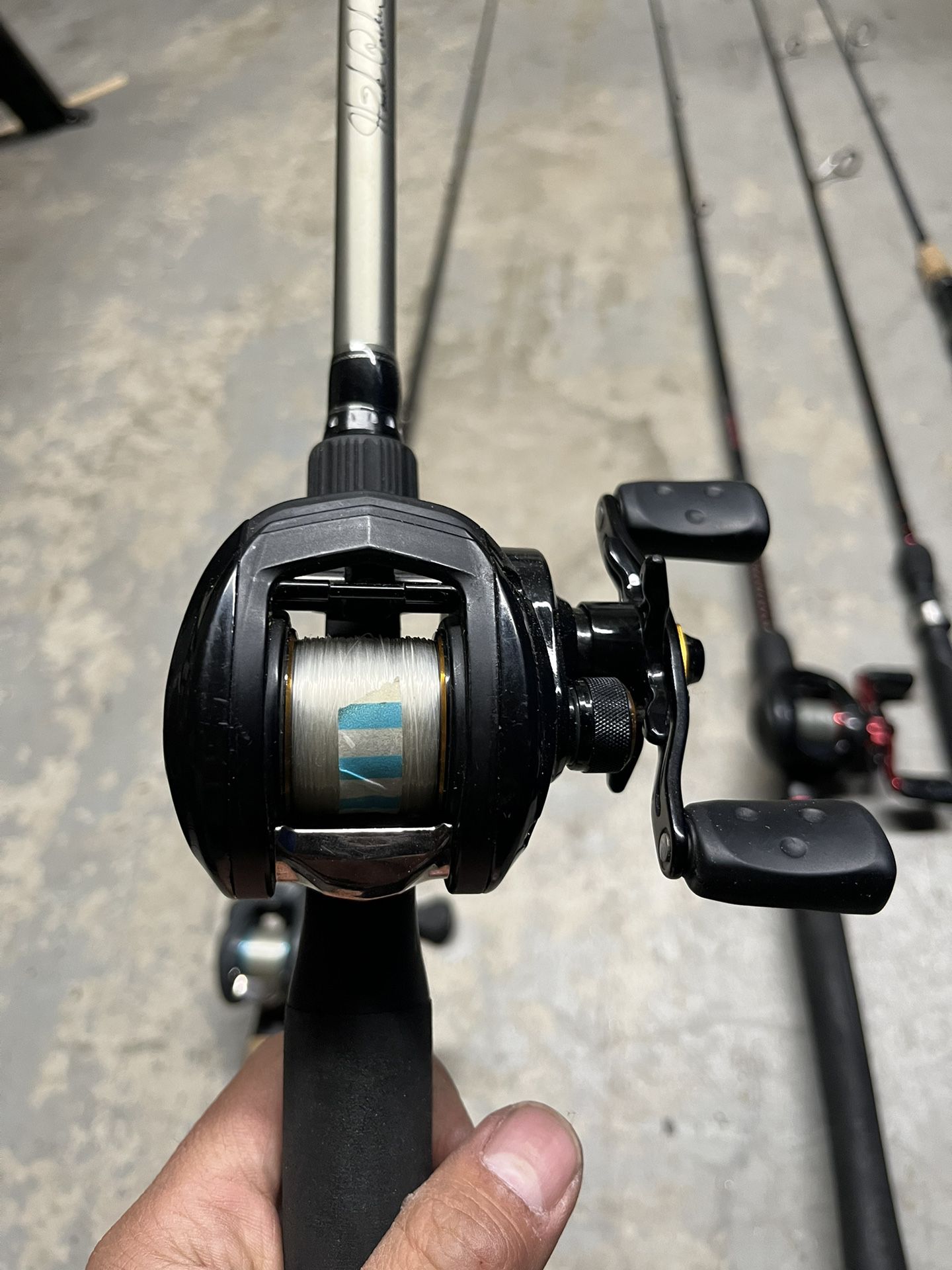 Catmax Spinning Reel and 10 ft heavy rod combo for Sale in Mesa, AZ -  OfferUp