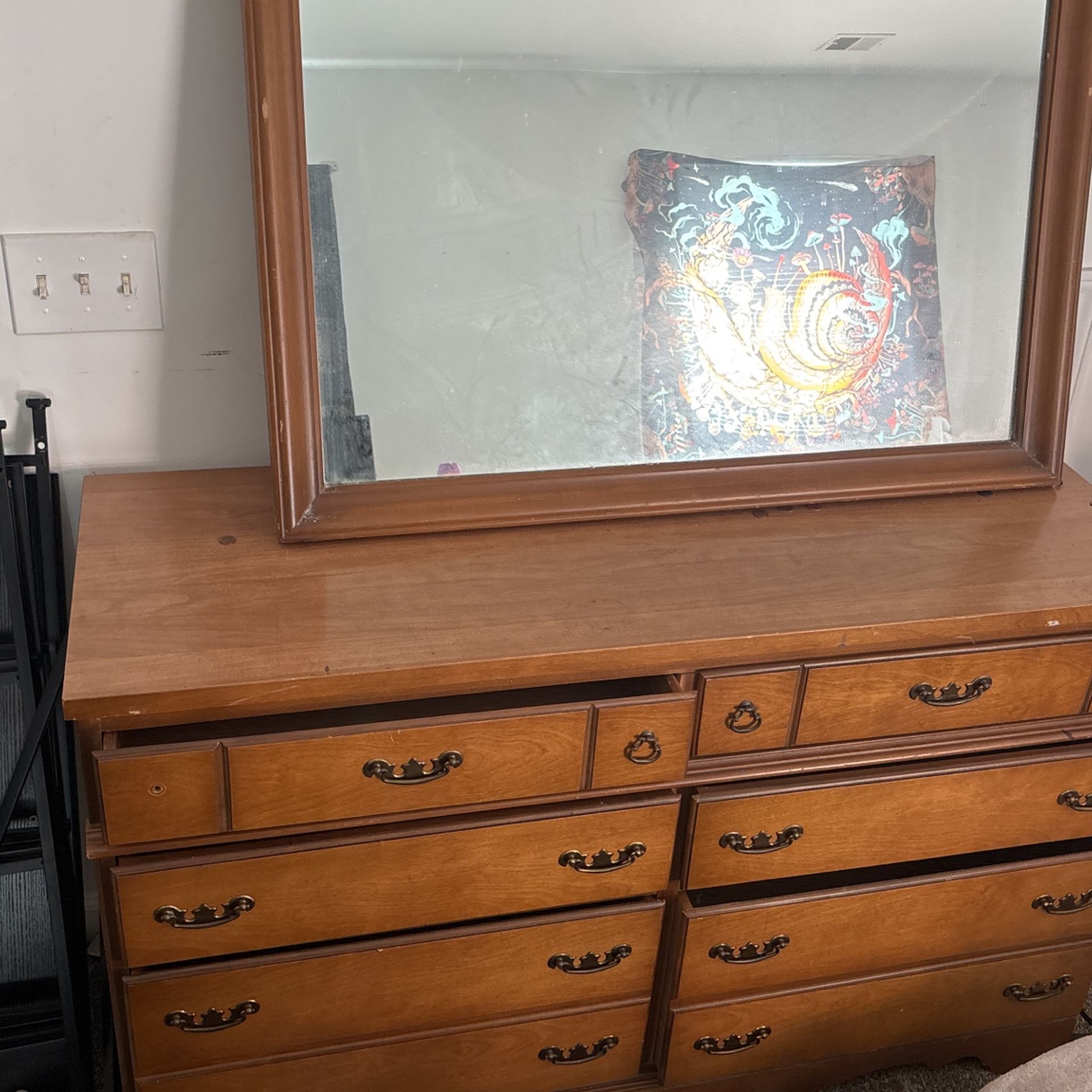 Dresser And Mirror