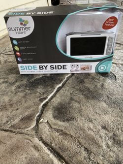Summer infant video monitor side by side split screen
