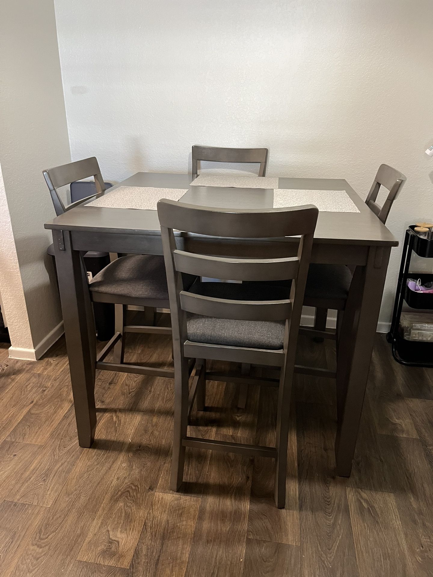 Gray Kitchen Table