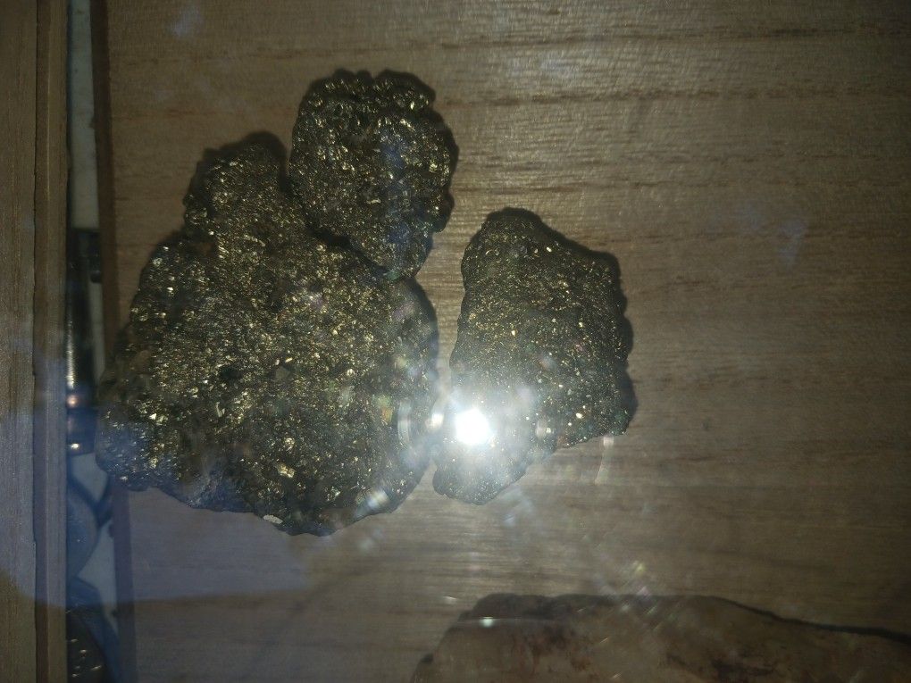 Fools Gold And Quartz Crystal