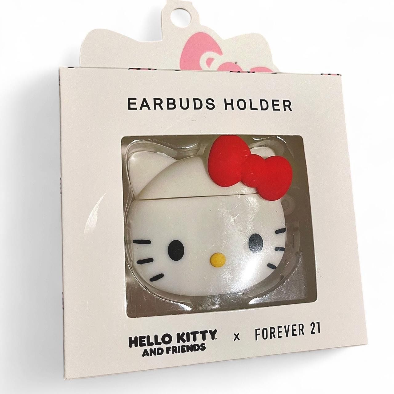 Hello kitty earbuds holder