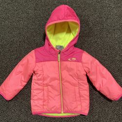 Champion VentureLoft toddler girl size 12 month hooded fleece lined puffer winter coat jacket