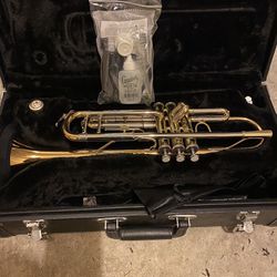 Trumpet and Music Stand