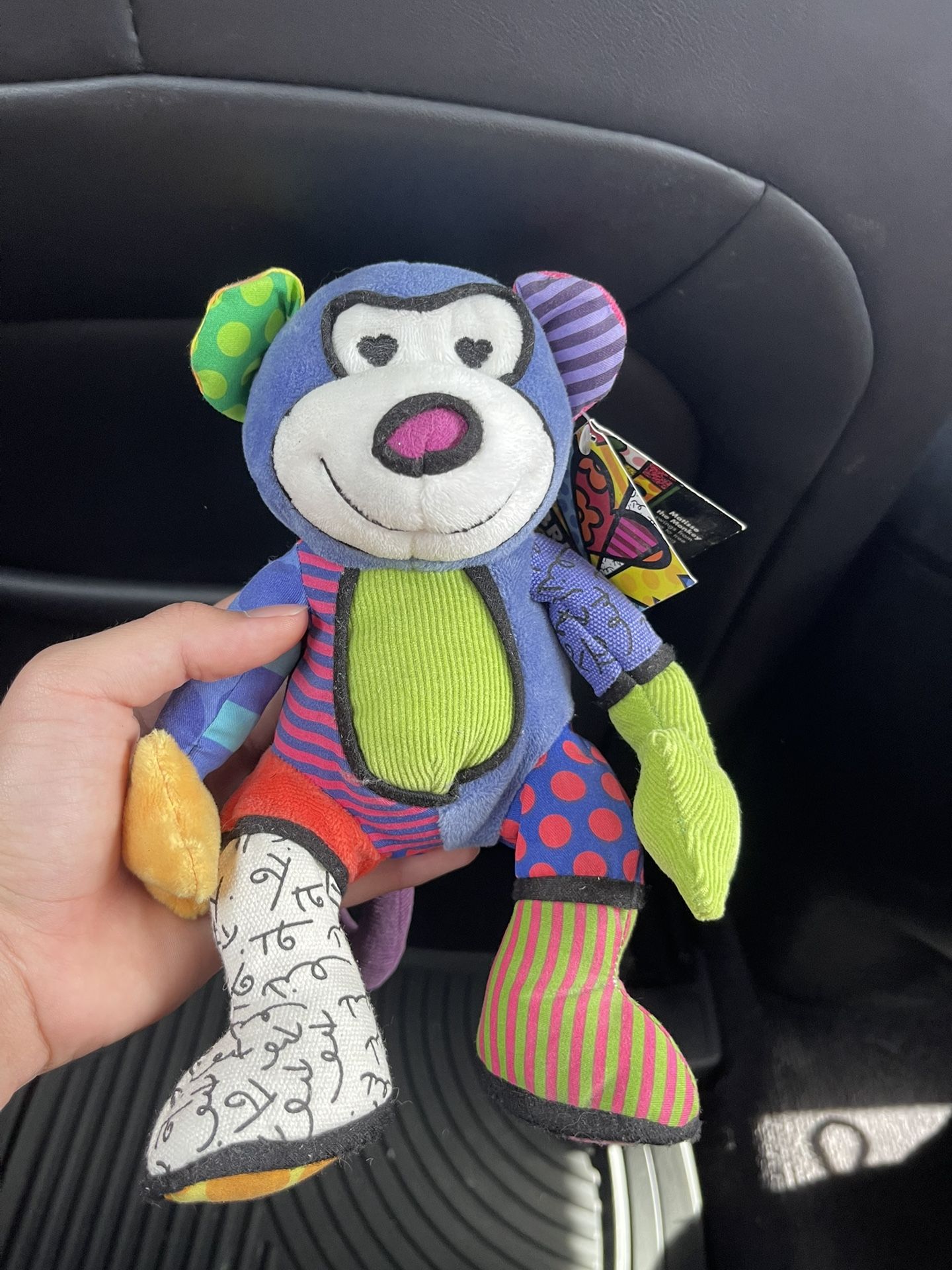 Romero Britto Pop Plush/Matisse the Monkey